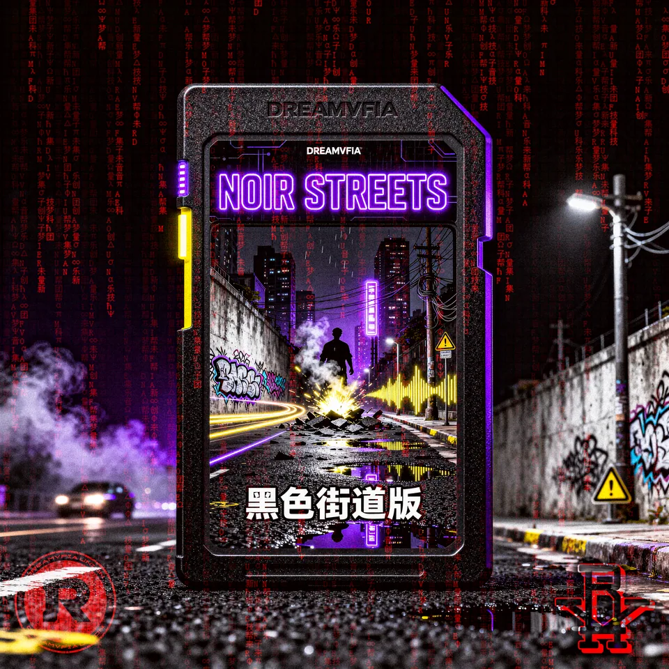 NOIR STREETS - 黑色街道版 08 RNOISE RECORDS track cover