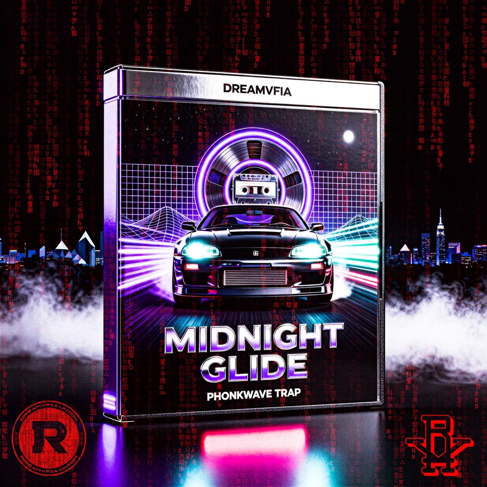 MIDNIGHT GLIDE - WAVEPHONK TRAP 07 RNOISE RECORDS track cover
