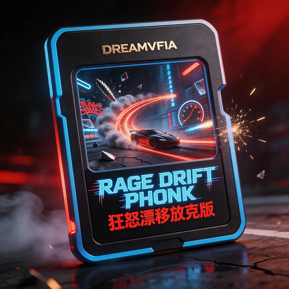 RAGE DRIFT PHONK RNOISE RECORDS album cover