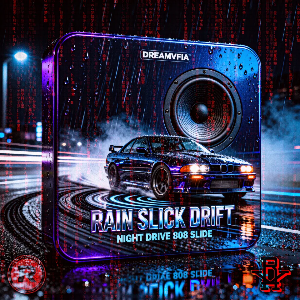 RAIN-SLICK DRIFT - NIGHT DRIVE 808 SLIDE 15 RNOISE RECORDS track cover