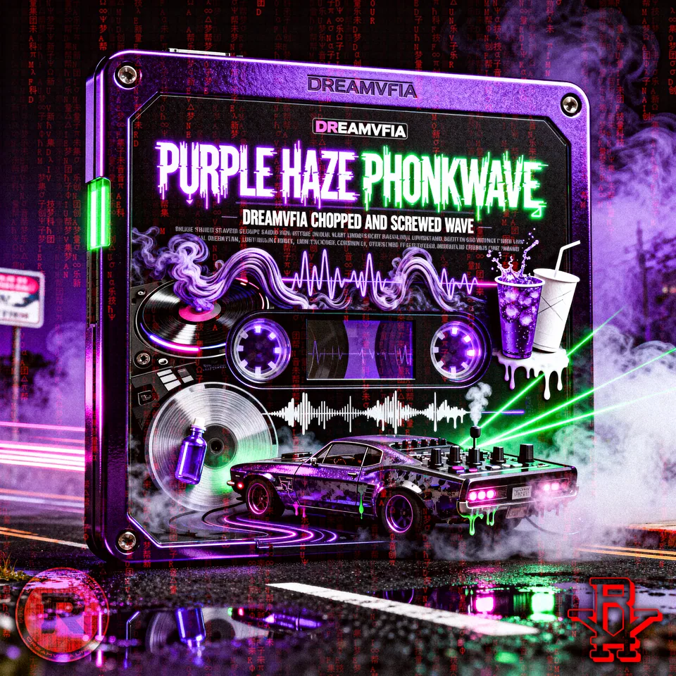 PURPLE HAZE PHONKWAVE — DREAMVFIA CHOPPED & SCREWED WAVE 04 RNOISE RECORDS track cover