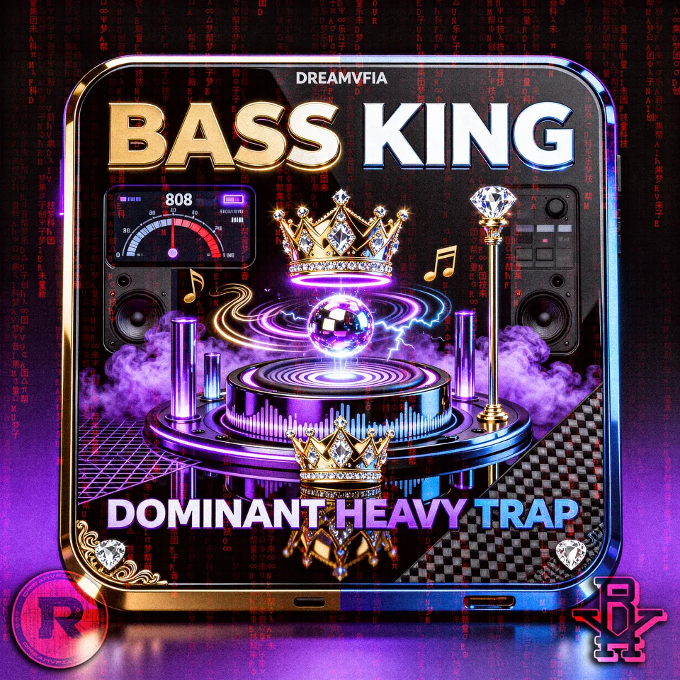 BASS KING - DOMINANT HEAVY TRAP RNOISE RECORDS album cover