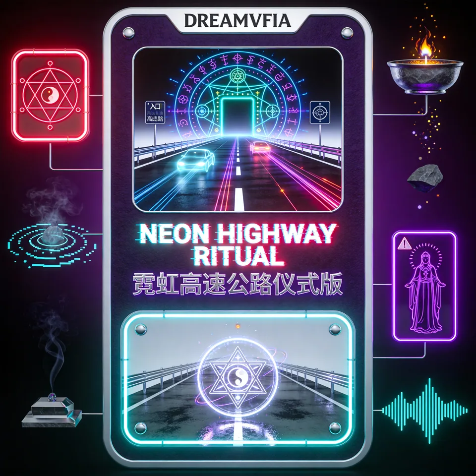 NEON HIGHWAY RITUAL 01 RNOISE RECORDS track cover