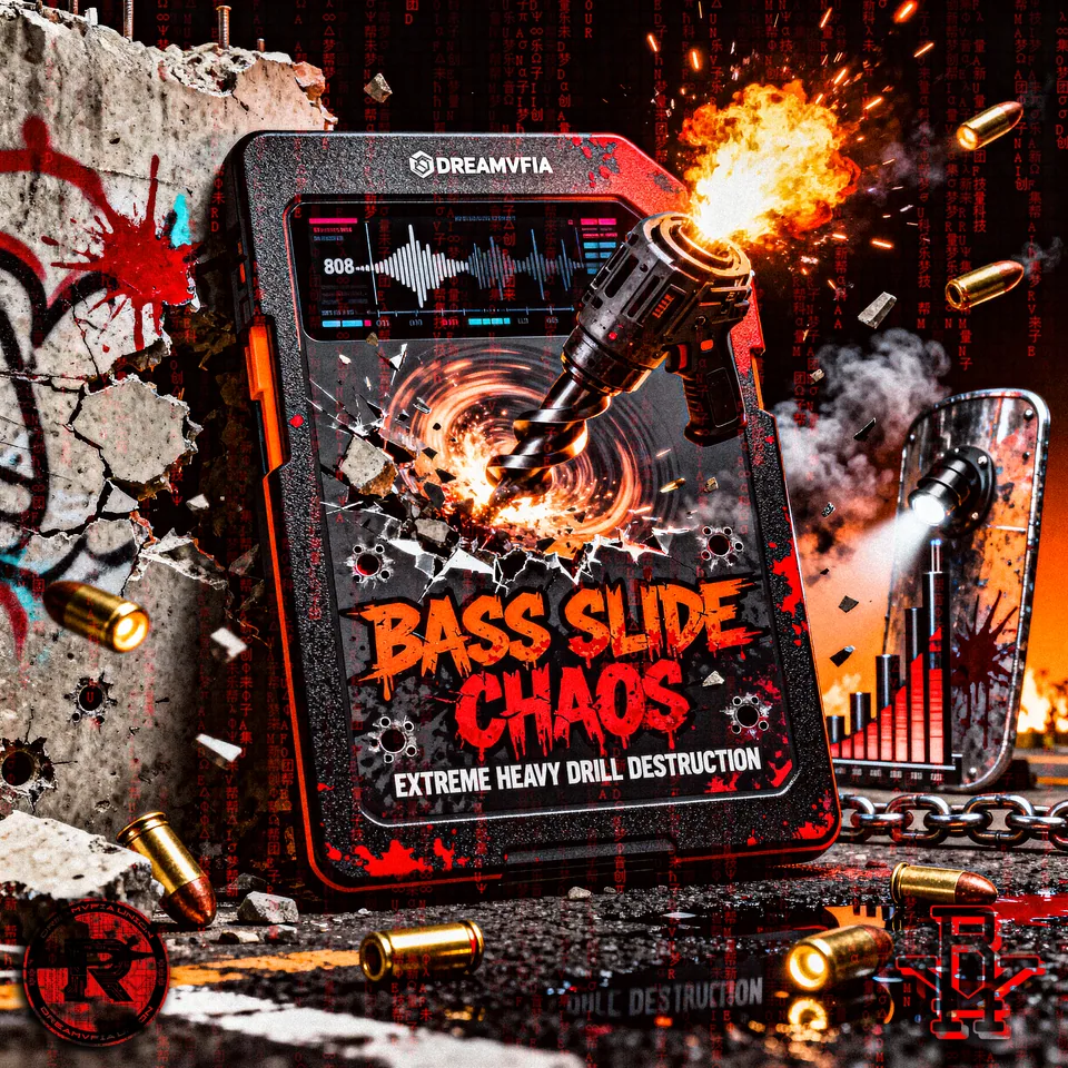 BASS SLIDE CHAOS - Extreme Heavy Drill Destruction 05 RNOISE RECORDS track cover